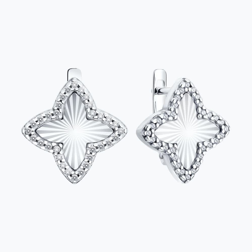 Серьги 94027358 (Ag 925)