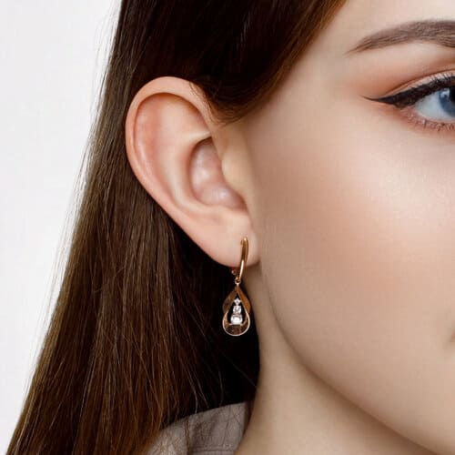 Серьги 028138 (Au 585)