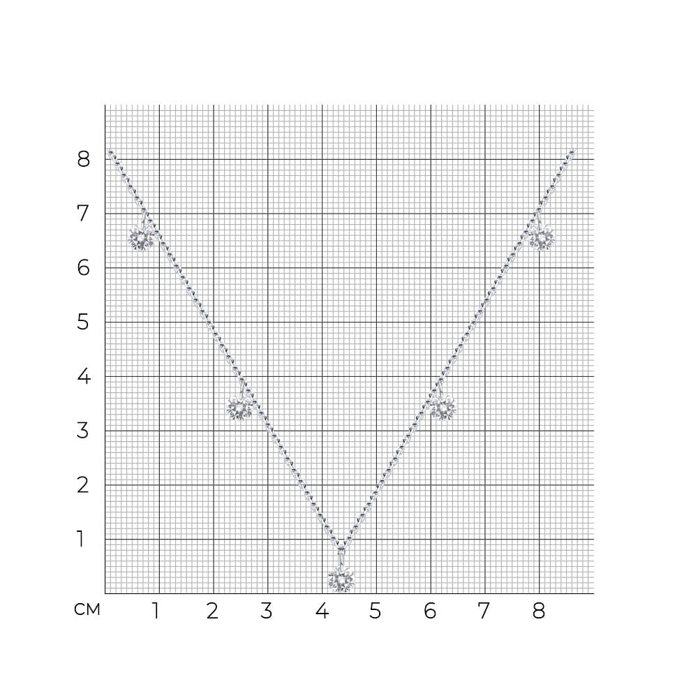 Колье 94070598 (Ag 925)